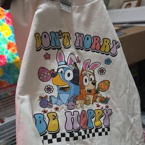 Gildan Kids Shirt - White with Multicolor Print